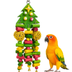 Pinewood & Rattan Ball Bird Toy-CT25